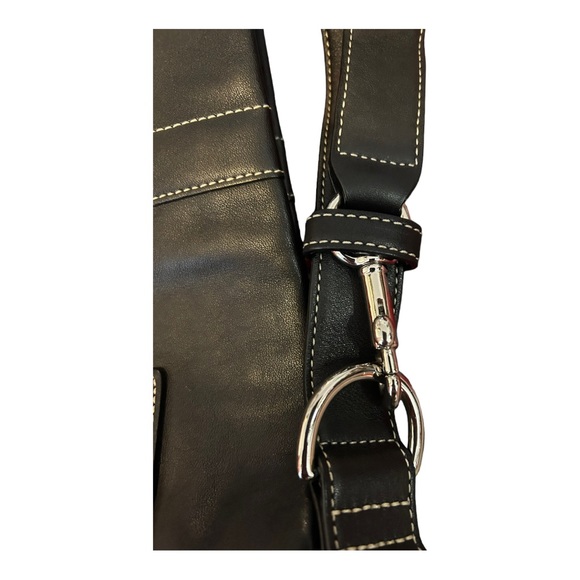 Coach black feathersoft leather duffle bag - Picture 3 of 4